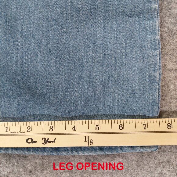 Laurie Felt Women’s Silky Baby Bell Jeans Size SP Light Wash Stretch Flare Vital - Picture 7 of 13